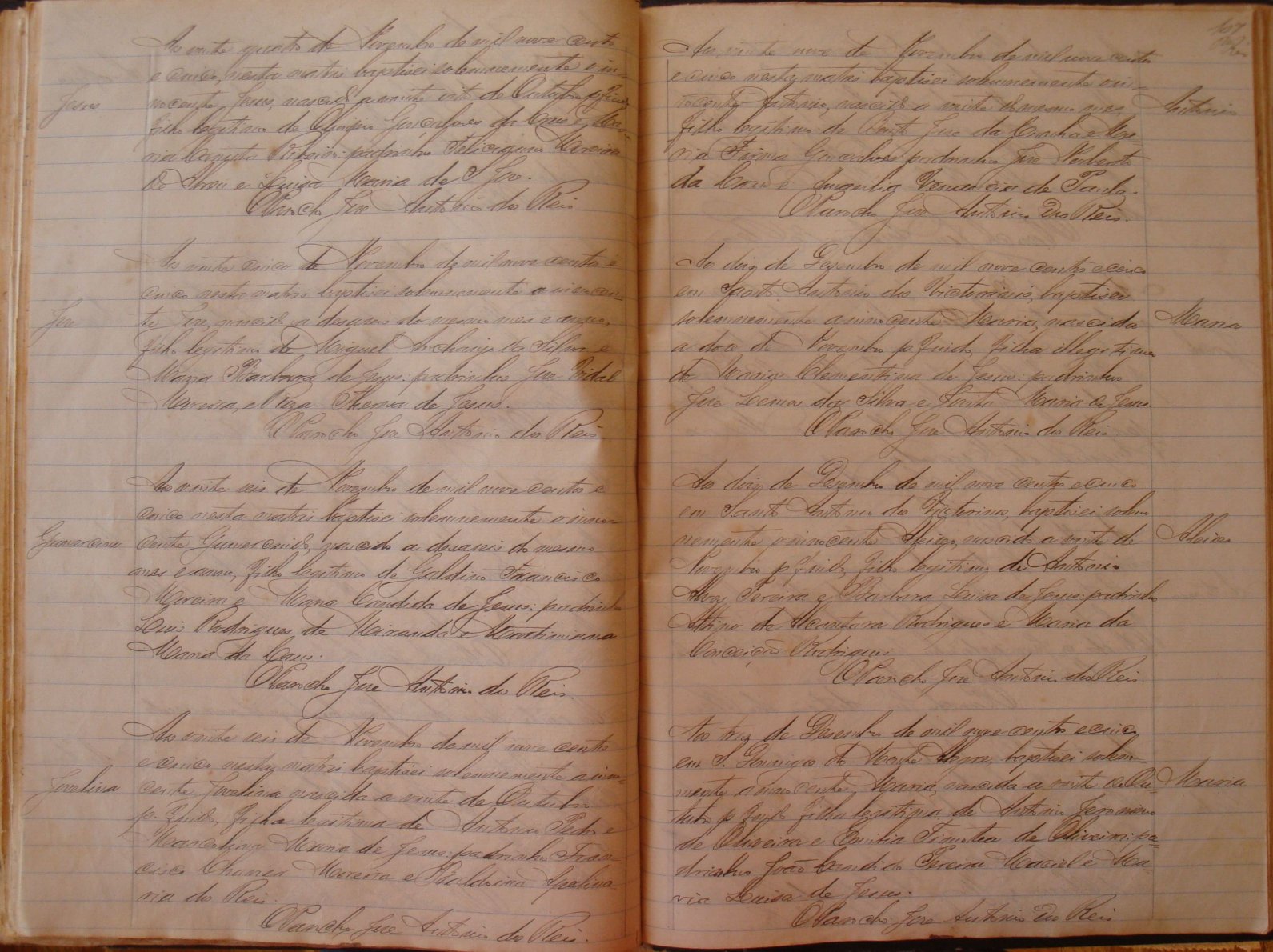 Documento histórico de Rio Espera
