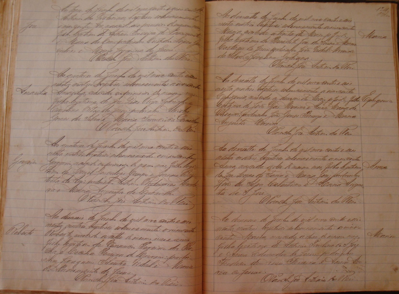 Documento histórico de Rio Espera