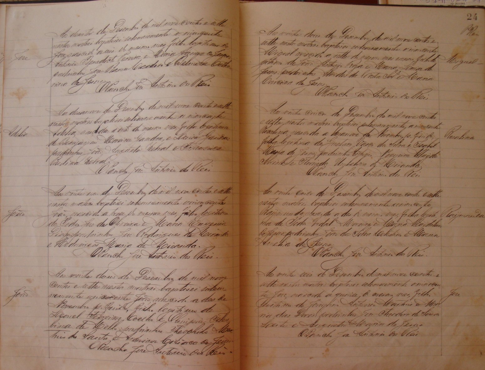 Documento histórico de Rio Espera