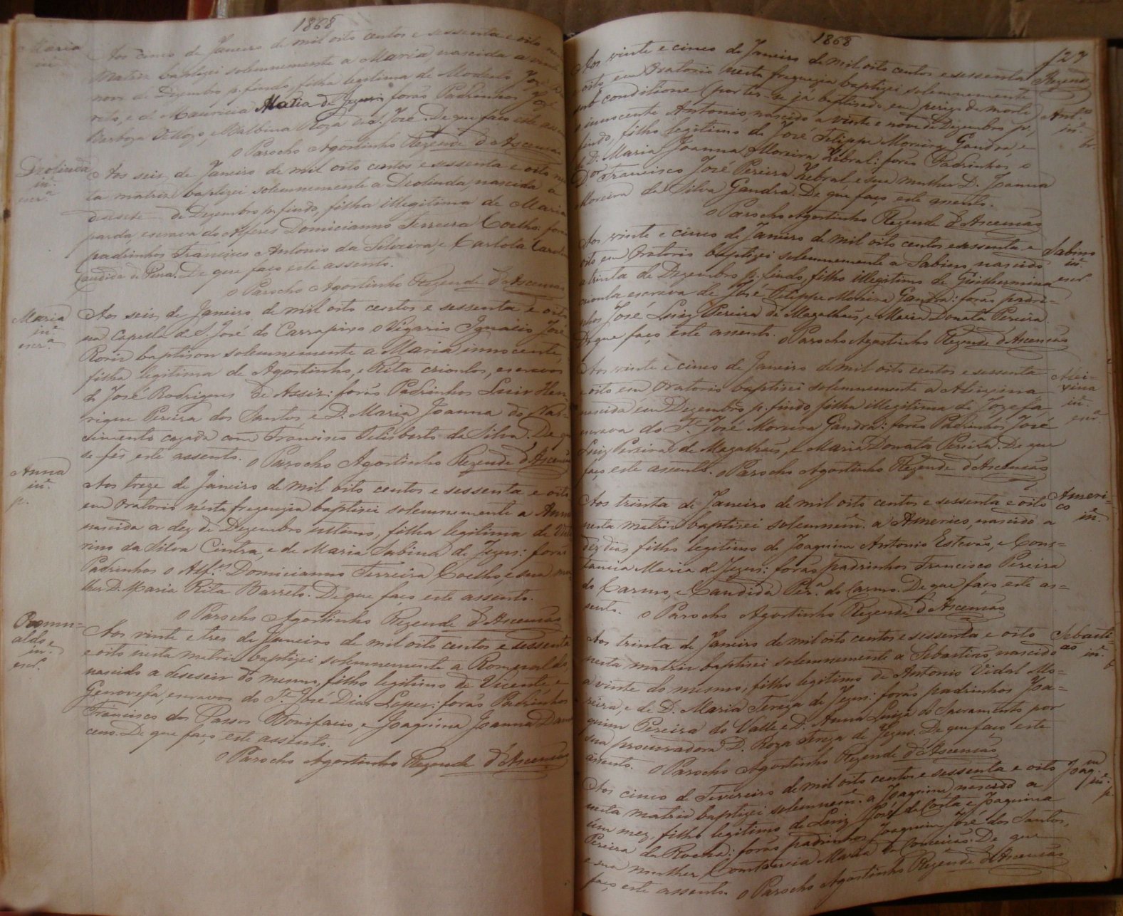 Documento histórico de Rio Espera