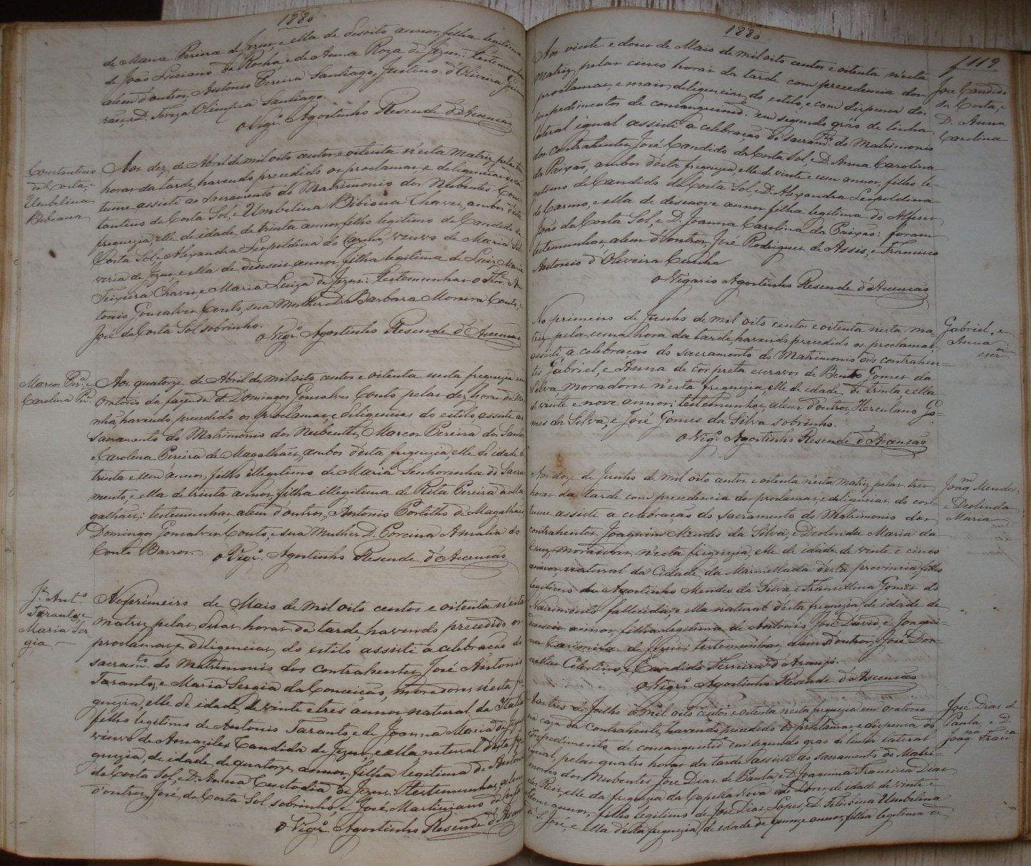 Documento histórico de Rio Espera