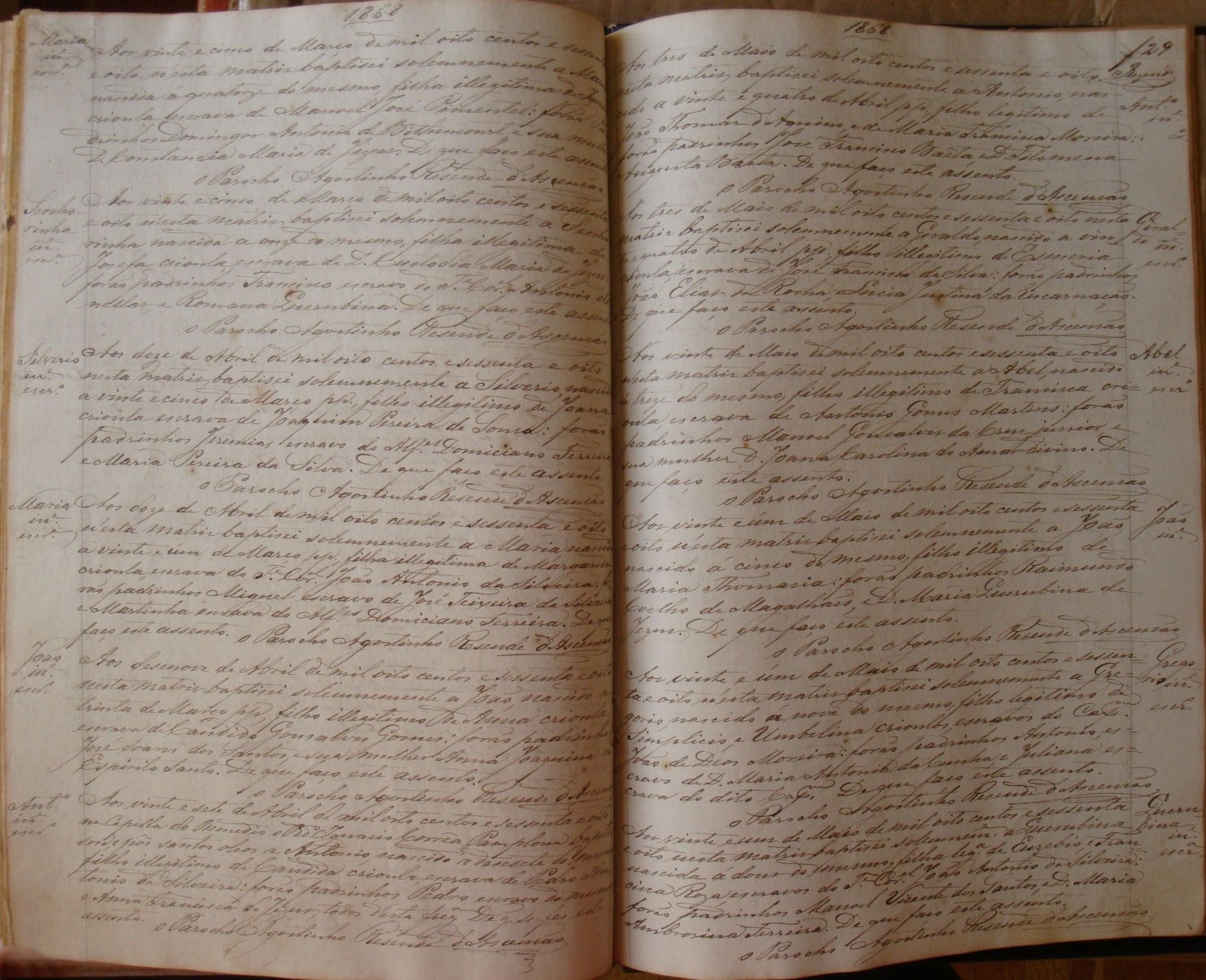 Documento histórico de Rio Espera