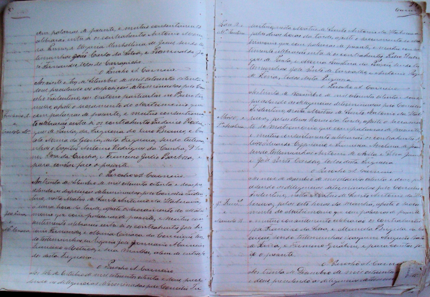 Documento histórico de Rio Espera