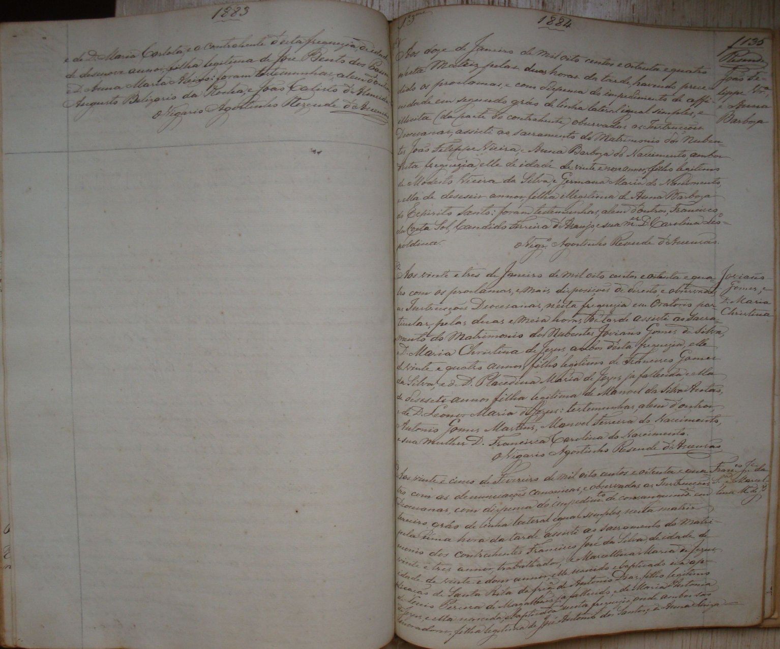 Documento histórico de Rio Espera