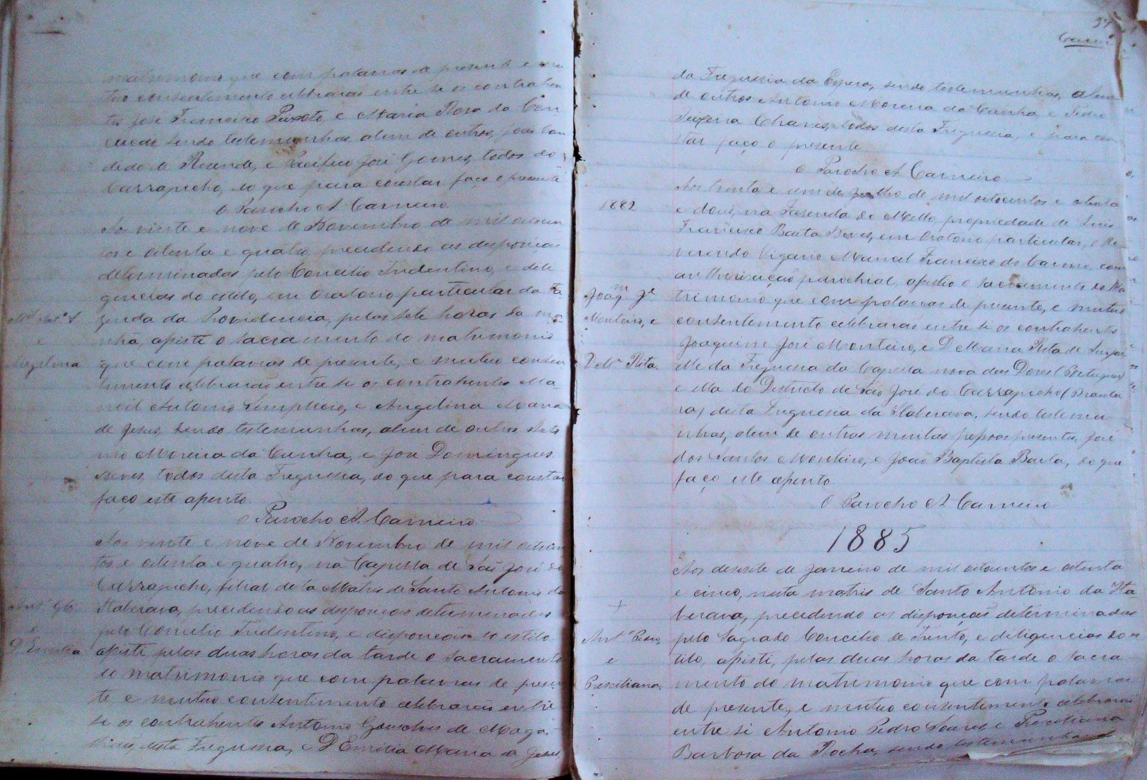 Documento histórico de Rio Espera