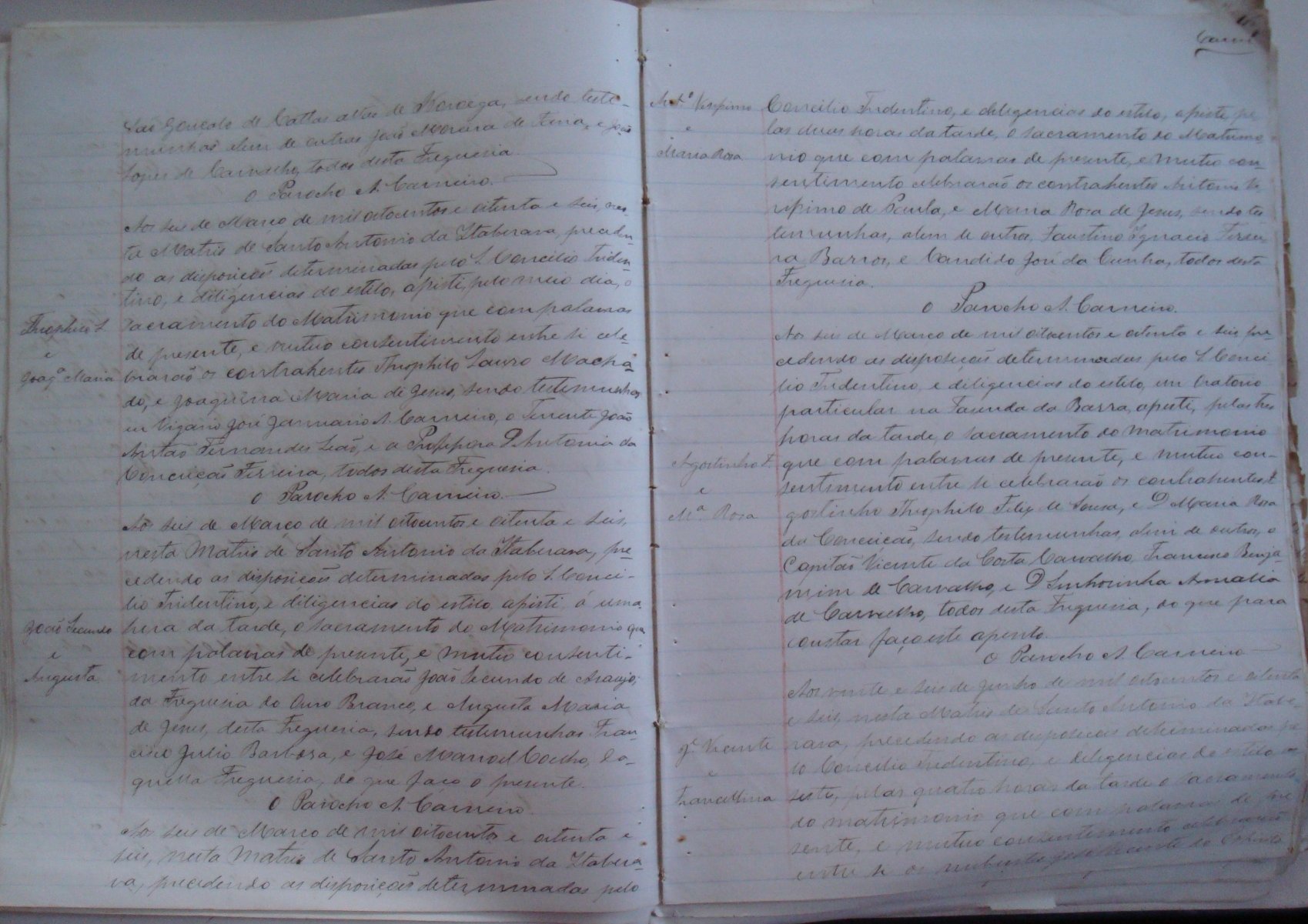 Documento histórico de Rio Espera