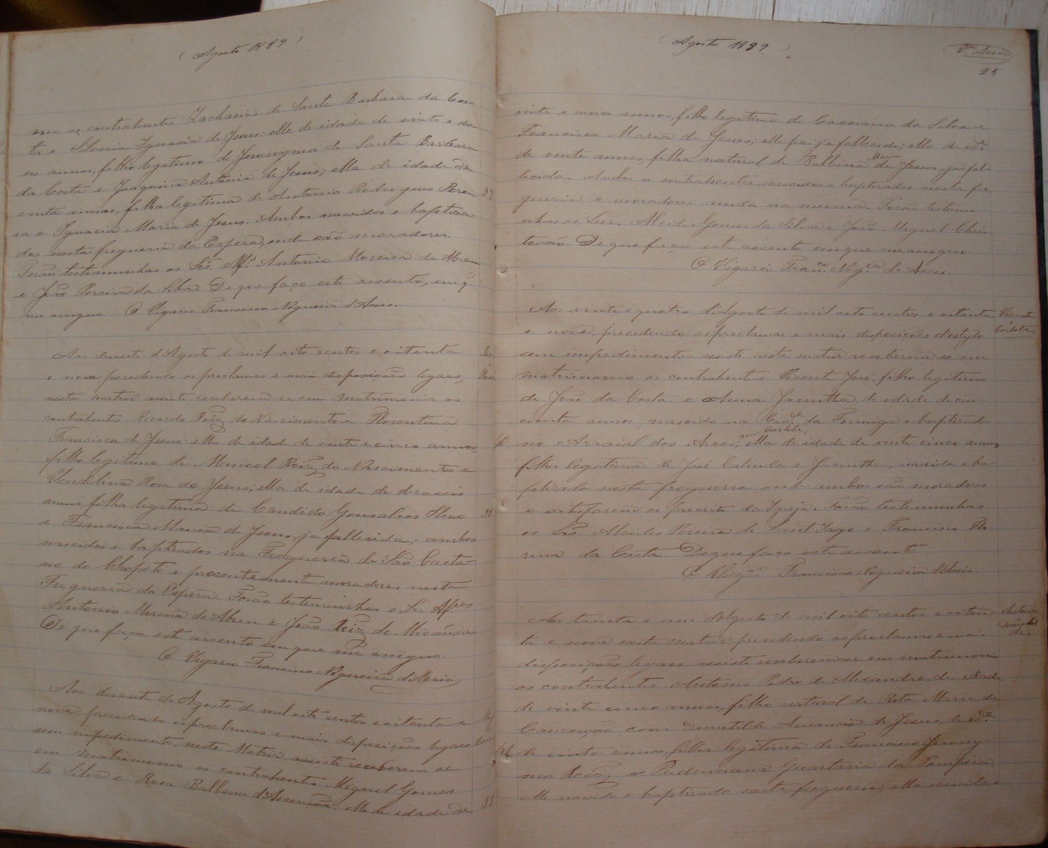 Documento histórico de Rio Espera