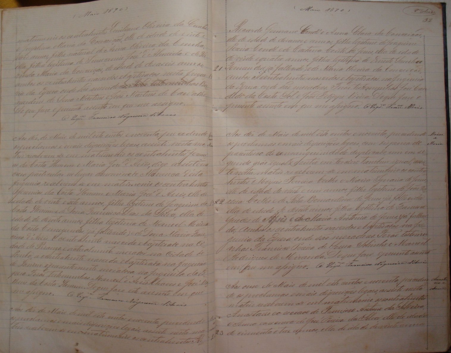 Documento histórico de Rio Espera