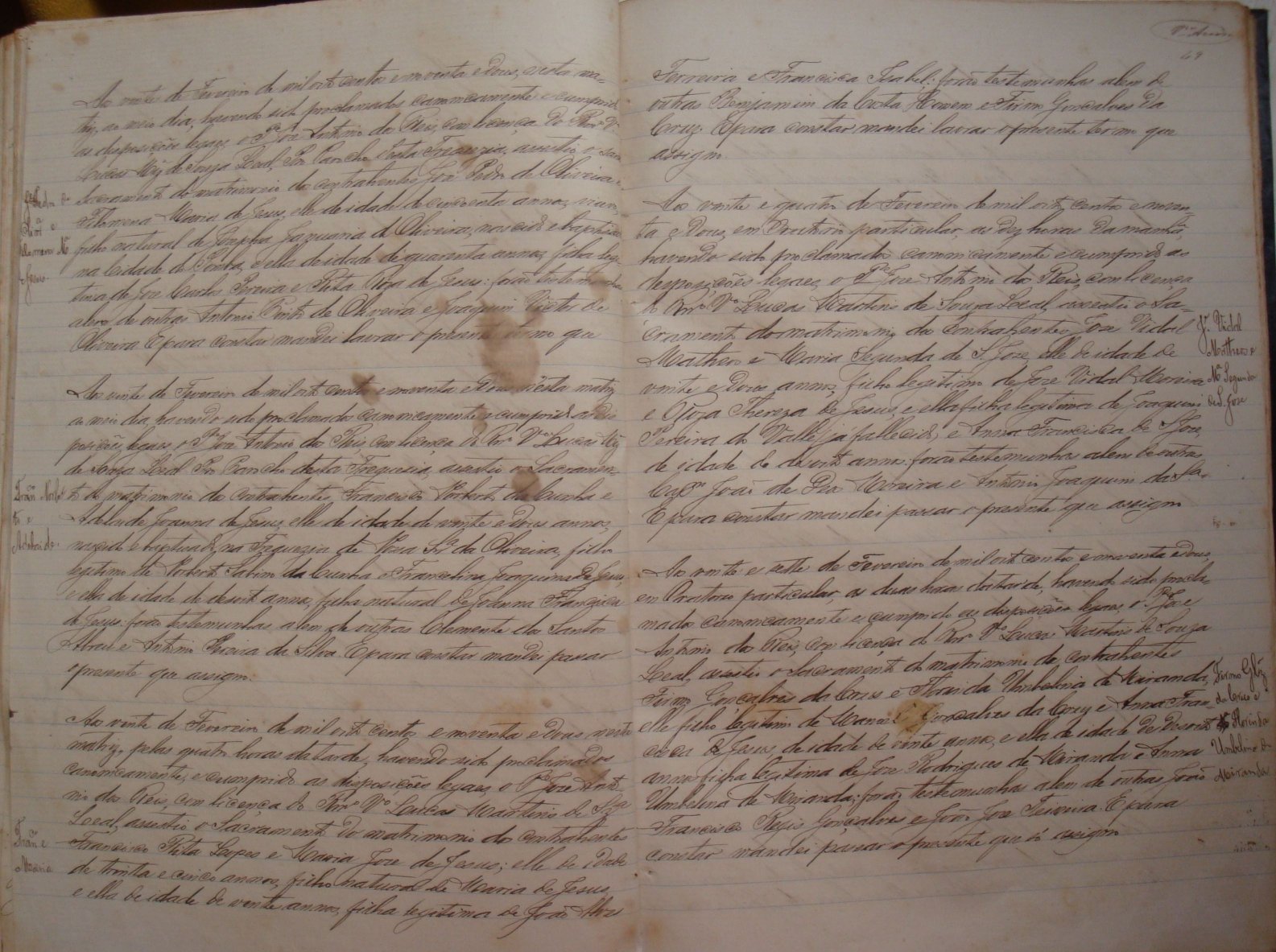 Documento histórico de Rio Espera