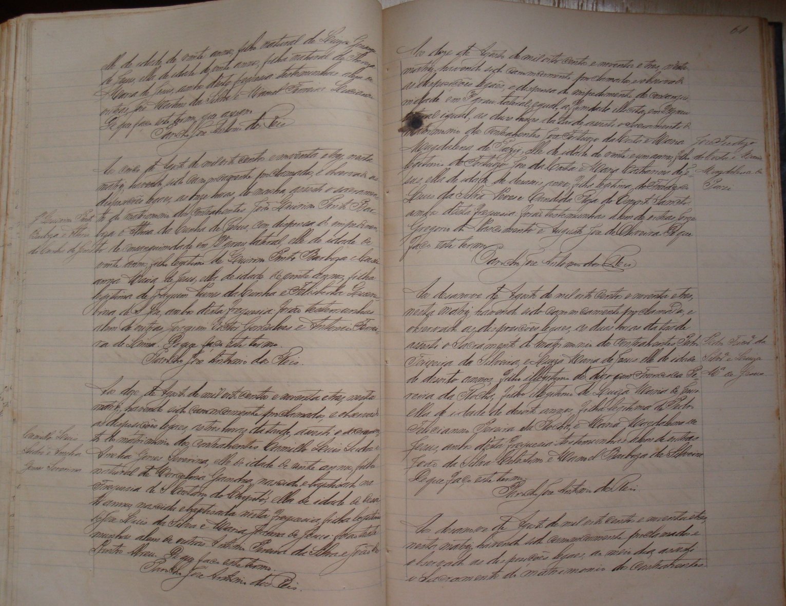 Documento histórico de Rio Espera