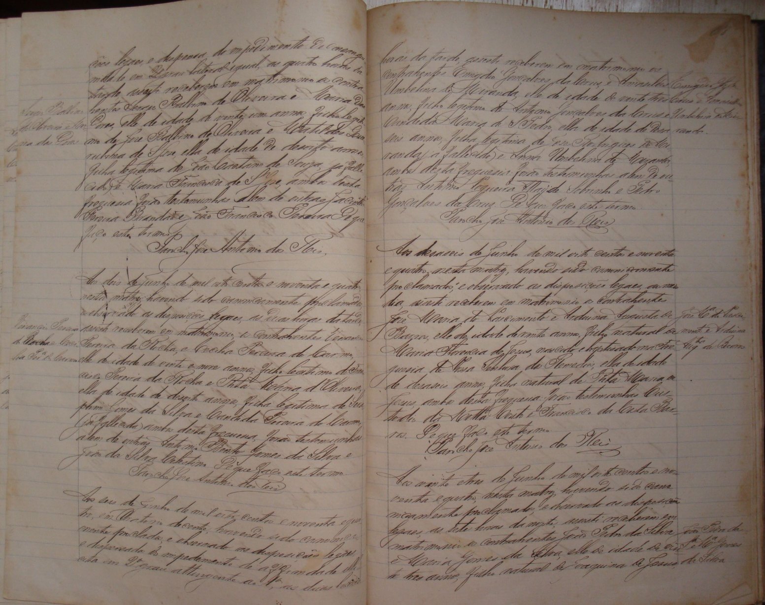 Documento histórico de Rio Espera